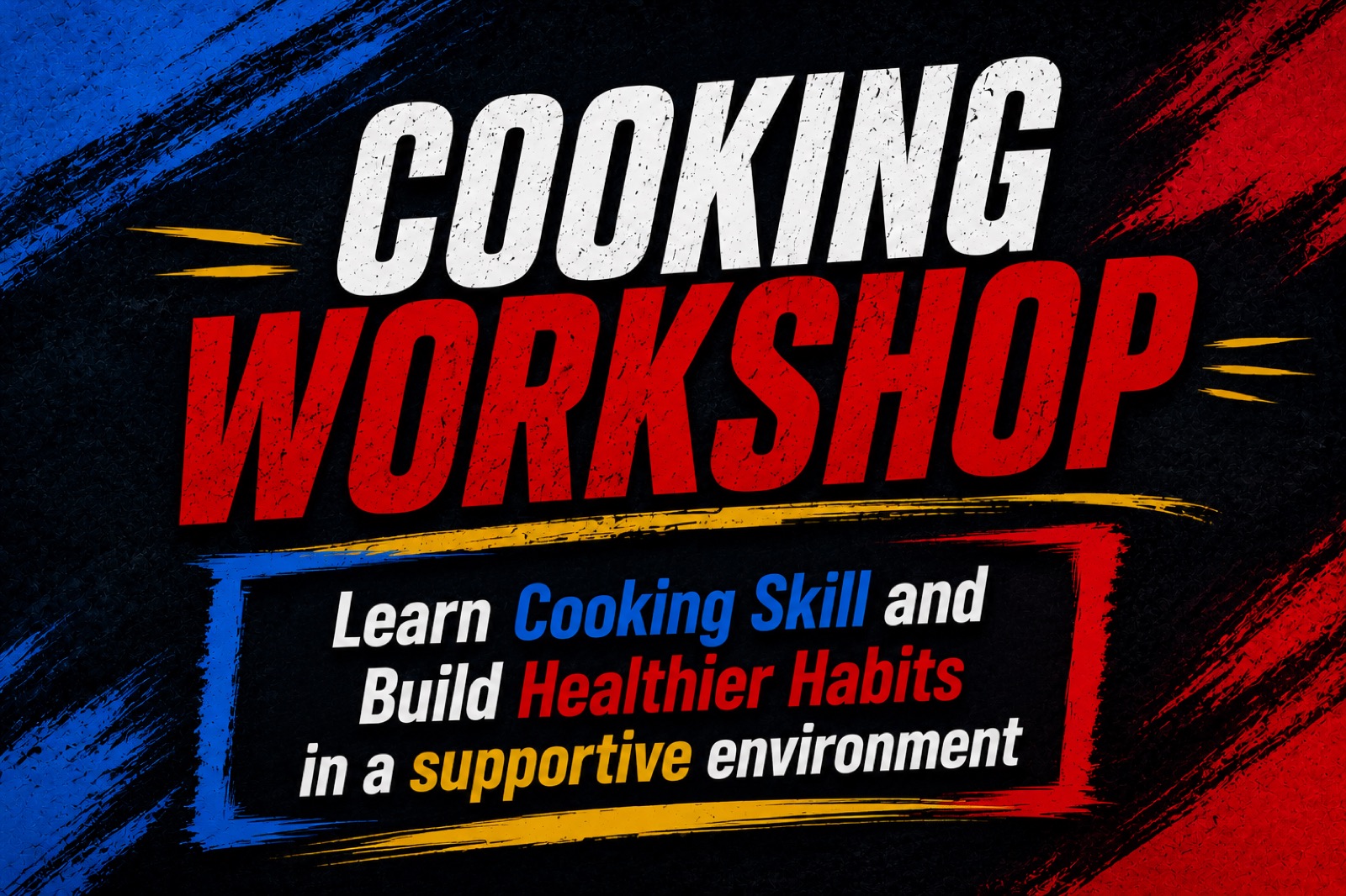 Move Academia · Healthy Cooking Workshop — Cook it. Eat it. Learn it. Two Thursday-evening sessions launching July 2026.