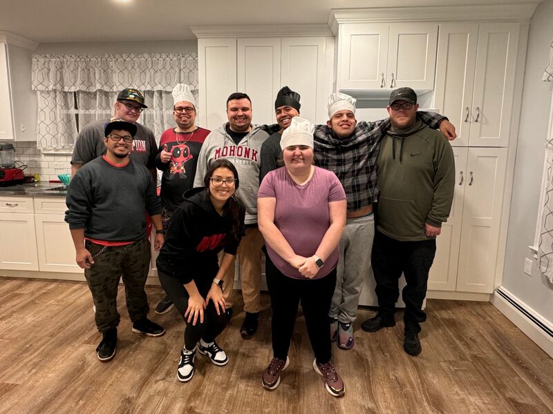 Cooking workshop group photo