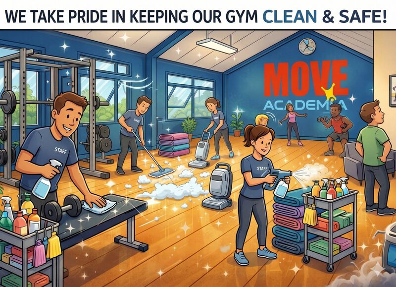 We take pride in keeping our gym clean and safe