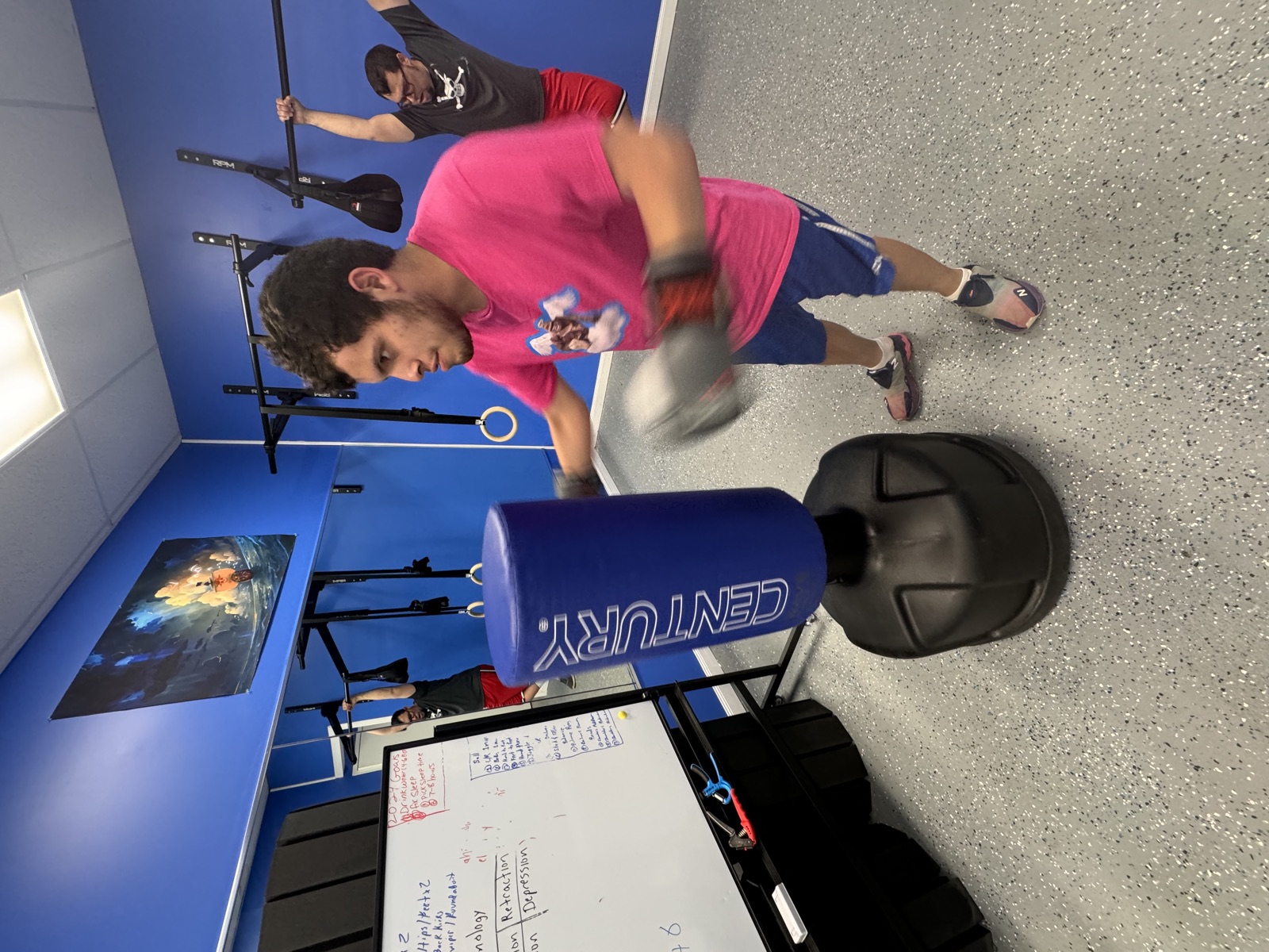 Boxing conditioning in a small group
