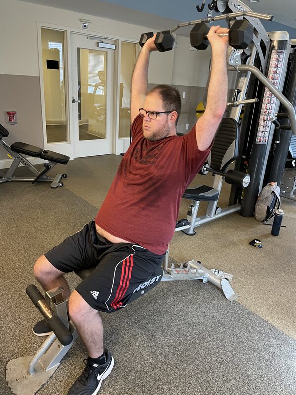 Overhead press training